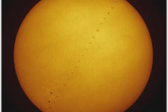Transito ISS davanti al sole - H alpha